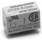 Przekaźnik elektromagnetyczny; prąd znamionowy 5A; napięcie cewki 12V DC; pojedynczy styk zwierny (SPST-NO); moc cewki 200mW; 5A/30V DC; 5A/250V AC; montaż: THT