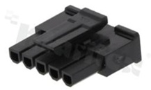 Crimp terminal housing; pitch 3.00mm; 5-contacts; female; applicable wire AWG#20-24; 250V/5A