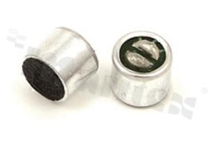 Mikrofon elektretowy; napięcie pracy: 4.5V; impedancja: 2.3kOhm; czułość: -38dB; wymiary: 9.7x6.7mm; montaż: SMD