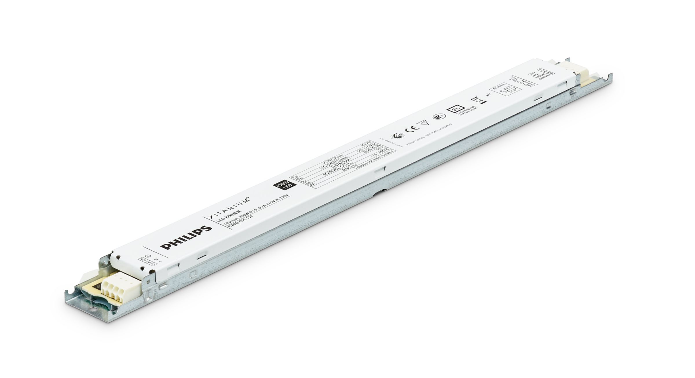 Power supply; LED; DALI; 35W; 50-150V; 0.08-0.35A; 220-240VAC; 186-250VDC; IP20