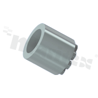 Spacer sleeve for 5.0mm LED; high L=3.6mm; colourless