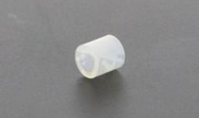 Tulejka dystansowa; plastikowa; okrągła; przelotowa bez gwintu; średnica zewnętrzna 5.0mm; średnica wewnętrzna 3.2mm; wysokość 5.0mm