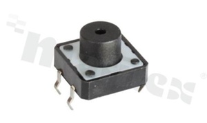 Tact Switch; THT; dimensions: 12.0x12.0; h=8.5mm; vertical; operating force 160gf; button: round