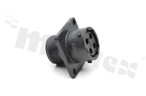 Standard Connector circular; RCP SQ FL 4 pins; SZ 12 SCKT SEAL