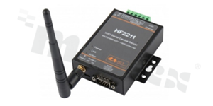 High-Flying HF-2211; konwerter szeregowy RS232/RS422/RS485 na WiFi/Ethernet; Wsparcie TCP / IP / Telnet / Modbus TCPProtocol; Rozmiar: 95 x 65 x 25 mm; Procesor MIPS 320MHz; 8MB RAM; Zas. 5~36VDC lub 9~50 VDC; Pobór prądu ~200mA