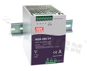 Power Supply; DIN; 480W; 48V; 10A; 180-550VAC; 254-780VDC