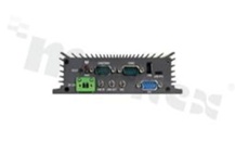 BoxComputer; Freescale i.MX6 QuadCortex A9 1.0 GHz processor; 1 GB RAM; 4 GB eMMC; LAN z PoE; mPCIe; HDMI; 2xCAN; 3x USB; 2x COM; DIO; microSD slot; Audio; supply 12 V; operating temperature: -20+70C