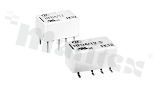 Przekaźnik elektromagnetyczny; prąd znamionowy 2A; napięcie cewki 24VDC; podwójne styki przełączne (2C); moc cewki 200mW; 2A/30VDC; 0;5A/125VAC; montaż: SMD