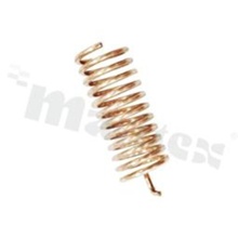 Antenna; spring; ISM; 433MHz; 3.0dBi; VSWR<3.0; linear; welding head; 27.5x7.5mm