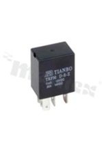 Electromagnetic relay; contact rating current 25A; coil voltage 24VDC; changeover contact (1C); coil power 1.2W; 20A/14VDC