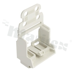Adapter; for 10-wire connectors from 221 series; 4mm2; for din rail TS15;for EX;white