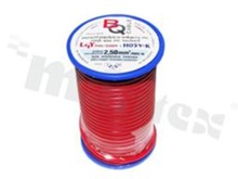 Przewód pojedynczy LGY/H05V-K; z wielodrutową miedzianą żyłą; czerwony; przekrój 2.50mm2; AWG 14; 500V; -40+105 st.C; 10m.