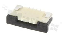 Złącze ZIF do PCB; w rastrze 1.00mm; 4-stykowe; montaż: SMD; poziome; górny kontakt