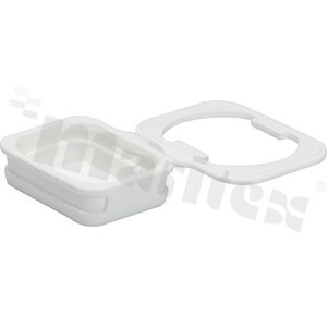 Protective cover for waterproof appliance coupler 4761; white; IP67; protects contacts and connector housing from dirt and damage
