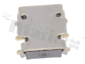 Listwa stykowa do PCB; w rastrze 1.27mm; 2x3 styków; montaż: SMD; żeńska; prosta; dwurzędowa