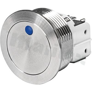 Przełącznik wandaloodporny; monostabilny; O22mm; DPDT; 2NO2NC; terminale do lutowania; bez podświetlenia; IP66/IP67 przód, IP40 tył; IK08; 3A, 125VAC