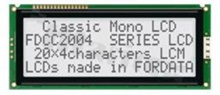 Display LCM; LCD character; 20x4 chars; FSTN positive; white LED; view 6:00; 5.0 V;