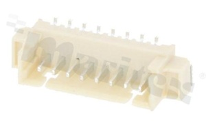 Header for PCB; pitch 1.25mm; 8-contacts; SMD; male; top entry; 125V/1A