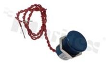 Piezoelectric switch; monostable; 16mm; cable; stainless steel.