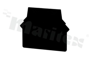 Ścianka końcowa do ZUG-16 | ZUG-35; czarna; grubość 1,0mm; montaż zatrzaskowy