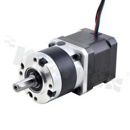 Motor; Geared Stepper; bipolar; step angle 1.8 deg.; maximum permissible torque 9Nm; 1.58A; 1.65ohm; 3.2mH; 90%; 4 leads; 42x42x39mm