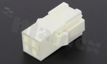 Crimp terminal housing; pitch 4.14mm; 4-contacts; male; applicable wire AWG#18-22; 300V/10A