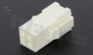 Crimp terminal housing; pitch 4.14mm; 4-contacts; male; applicable wire AWG#18-22; 300V/10A