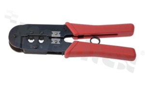 Zaciskacz do wtyków telefon. TPLUG-6P.., TPLUG-4P.. z obcinaczem