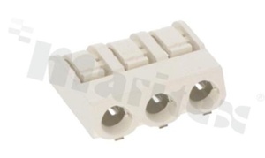 Spring connector; SMD; 3-poles; current 6A; voltage 275V; for wire AWG 20-18
