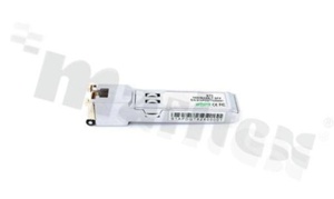 SFP Transceiver; 10/100/1000BASE-T; RJ45; operating temperature -40+85 deg.C