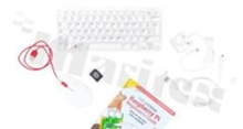 Komputer w klawiaturze; Raspberry Pi 400; wersja: EU; procesor: Broadcom BCM2711; Cortex-A72 1.8GHz; RAM: 4GB LPDDR4; łączność: Wi-Fi; Bluetooth; Gigabit Ethernet; zestaw: mysz; zasilacz; karta microSD; przewód micro-HDMI; instrukcja