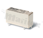 Przekaźnik elektromagnetyczny; prąd znamionowy 10A; napięcie cewki 12VDC; pojedynczy styk zwierny (1A); moc cewki 250 mW; 10A/30VDC; 10A/250VAC