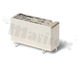 Przekaźnik elektromagnetyczny; prąd znamionowy 10A; napięcie cewki 12VDC; pojedynczy styk zwierny (1A); moc cewki 250 mW; 10A/30VDC; 10A/250VAC