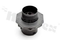 Connector: circular; socket; on panel mounting.front side nut; PIN: 4