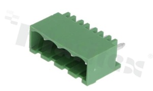 Listwa zaciskowa rozłączalna; w rastrze 5.00mm; 4-torowa; męska; pionowa; zabudowana; UL 300V/8A; TUV:250V/7A