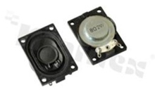 Speaker 40x28.3mm; 8 Ohm; 2W; 450Hz-12kHz; Cone: cloth; Height: 11.5mm