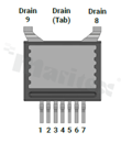 Tranzystor N-MOSFET SiC; unipolarny; 1200V; 75mOhm; 34A; 172W; -55+175 st.C; SMD; TSC (U2)