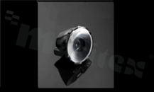 Soczewka do diod LED high power; kąt rozsyłu: Owalny 43 x 10 stopni FWHM; ilość diod: 1; rozmiar: okrąg 38mm; wysokość: 24.1mm; rodzaj materiału: PMMA; PC; sposób mocowania: taśma; kołek