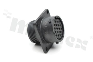 Standard Connector circular; RCP SQ FL 19 pins; SZ 14 SCKT SEAL