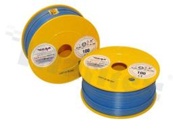 Single wire LGY/H05V-K; with copper multi-strand; blue/grey; cross section 1.00mm2; AWG 17; 500V; -40+105 deg.C; 100m.