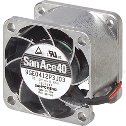 Fan; DC; 12VDC; 40x40x28mm; 0.60m3/min; 52.0dB.
