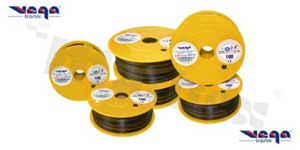 Single wire LGY/H05V-K; with copper multi-strand; black/yellow; cross section 0.75mm2; AWG 18; 500V; -40+105 deg.C; 100m.