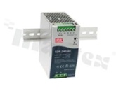 Zasilacz impulsowy; DIN; 240W; 24V; 10A; 88-264VAC; 124-370VDC