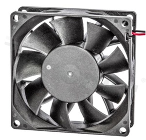 Fan; DC; 12.0VDC; 80x80x25mm; 1.53m3/min; 45.0dB.