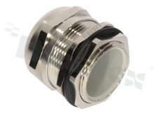 Cabel gland M25; Nickel-plated Brass; M25x1.5 18-25mm; Flat O-ring; with lock nut; for wrench 40