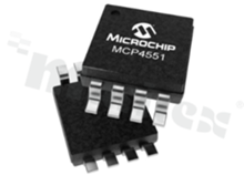 Układy scalone potencjometrów cyfrowych; MICROCHIP; MCP4551-103E/MS; 2-Wire, I2C, Serial; 1.8 V - 5.5 V; Surface Mount; 8