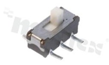 Miniaturowy przełącznik suwakowy; jednobiegowy; 2-pozycyjny; sposób przełączania ON-ON