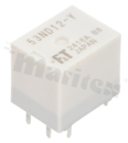 Przekaźnik elektromagnetyczny; prąd znamionowy 30A; napięcie cewki 12V DC; pojedynczy styk zwierny (SPST-NO); moc cewki 600mW; 25A/14V DC; montaż: THT