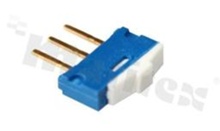 Miniaturowy przełącznik suwakowy; jednobiegowy; 2-pozycyjny; sposób przełączania ON-ON