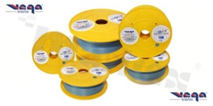 Przewód pojedynczy LGY/H05V-K; z wielodrutową miedzianą żyłą; niebieski/szary; przekrój 0.50mm2; AWG 20; 500V; -40+105 st.C; 100m.